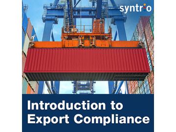 Introduction to Export Compliance Course