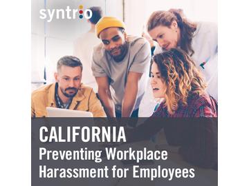 California Preventing Workplace Harassment for Employees Course