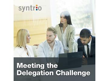 Meeting the Delegation Challenge Course