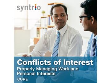 Conflicts of Interest: Properly Managing Work and Personal Interests Course