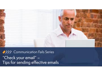 Check your email 鈥 Tips for sending effective emails
