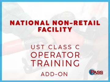 National Non-Retail Facility Add-On Training - Class C