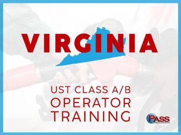 Virginia UST Class A/B Operator Training