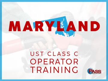 Maryland UST Class C Operator Training