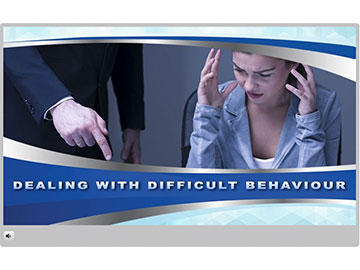Dealing with Difficult Behavior Course