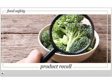 Food Safety: Product Recall