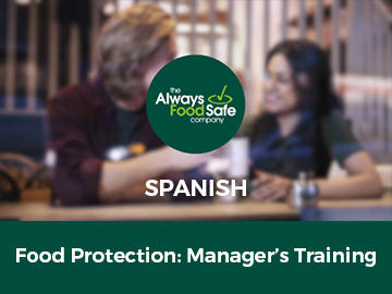 Food Protection: Manager's Exam (In-Person Proctoring Spanish)