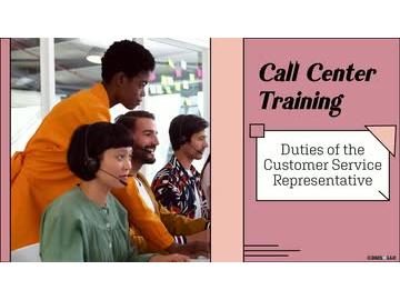 Call Center Training: Duties of the Customer Service Representative