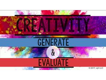 Creativity: 05. Generate and Evaluate