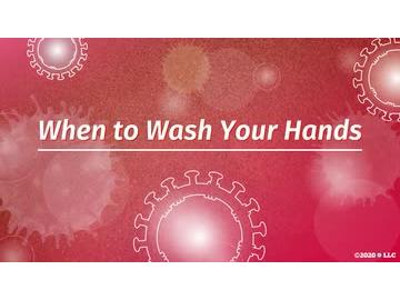 COVID-19: When to Wash Your Hands
