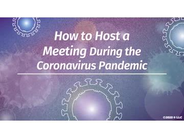 COVID-19: How to Hold a Meeting