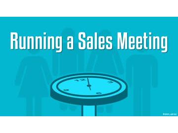 Running a Sales Meeting
