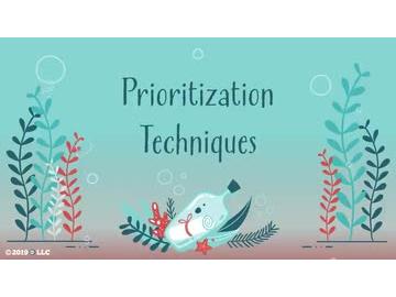 Prioritization Techniques