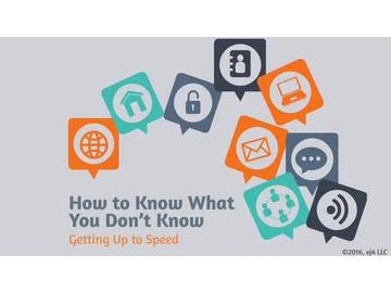 How to Know What You Don't Know: 01. Getting Up to Speed