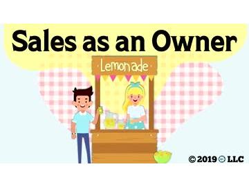 Sales as an Owner