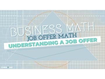 Job Offer Math: Understanding a Job Offer
