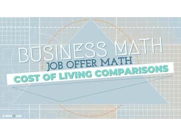 Job Offer Math: Cost of Living Comparisons