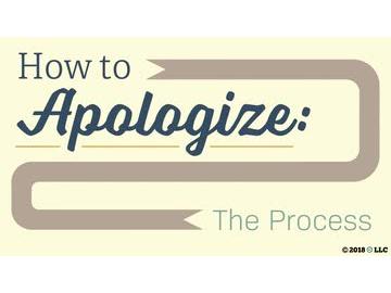 How to Apologize: 01. The Process