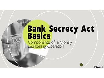 Bank Secrecy Act Basics: 03. Components of a Money Laundering Operation