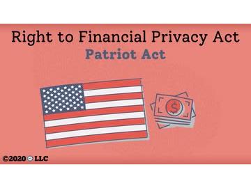 Right to Financial Privacy Act: USA PATRIOT Act