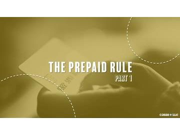 Regulation E: The Prepaid Rule Part 1
