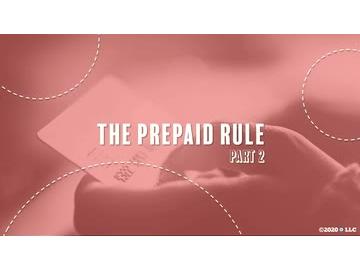 Regulation E: The Prepaid Rule Part 2