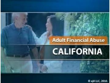 Adult Financial Abuse - California