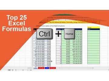 Top 25 Excel Formulas