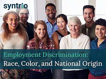 Employment Discrimination: Race, Color, and National Origin | Focus Course