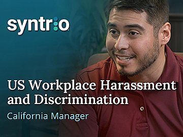 US Workplace Harassment and Discrimination (6th Ed.) (California Manager, Healthcare) Course