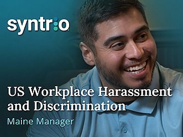 US Workplace Harassment and Discrimination (6th Ed.) (Maine Manager, Healthcare) Course