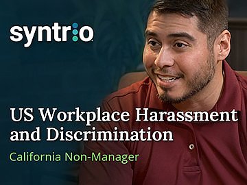 US Workplace Harassment and Discrimination (6th Ed.) (California Non-Manager, Industrial) Course