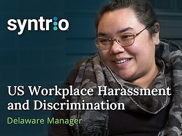 US Workplace Harassment and Discrimination (6th Ed.) (Delaware Manager, Industrial) Course