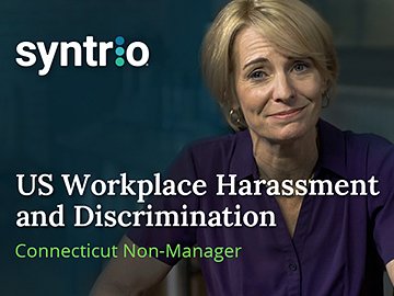 US Workplace Harassment and Discrimination: Connecticut Non-Manager Course