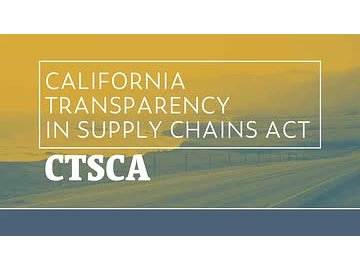 California Transparency in Supply Chains Act
