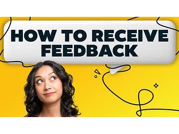 How To Receive Feedback