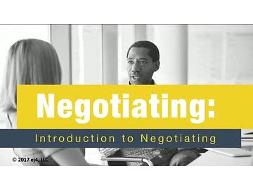 Negotiating: 01. Introduction to Negotiating