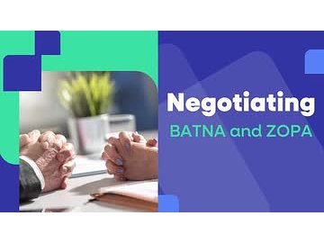 Negotiating: 05. BATNA and ZOPA