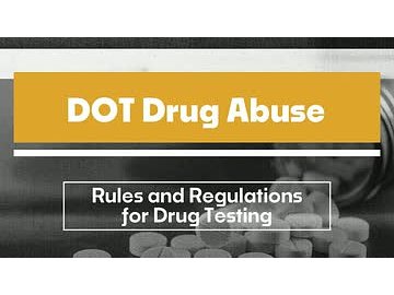 DOT Drug Abuse: 08. Drug Testing Procedures