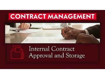 Contract Management: 03. Internal Contract Approval and Storage