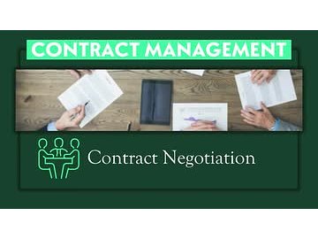 Contract Management: 04. Contract Negotiation
