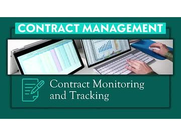 Contract Management: 06. Contract Monitoring and Tracking