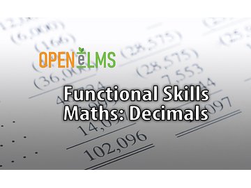 Functional Skills Maths Decimals Course