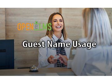 Guest Name Usage Course