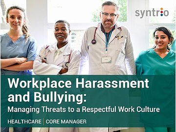 Harassment and Bullying: Managing Threats to a Respectful Work Culture (Core Manager) (Healthcare Industry) Course