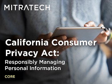 California Consumer Privacy Act: Responsibly Managing Personal Information (Core) Course