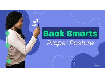 Back Smarts: Proper Posture