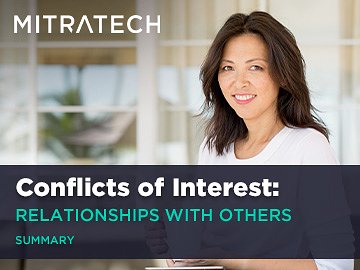 Conflicts of Interest: Relationships with Others (Summary)