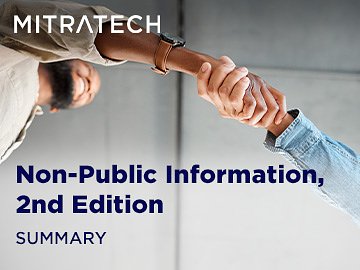 Non-Public Information, 2nd Edition (Core) Summary