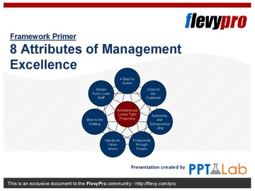 8 Attributes of Management Excellence